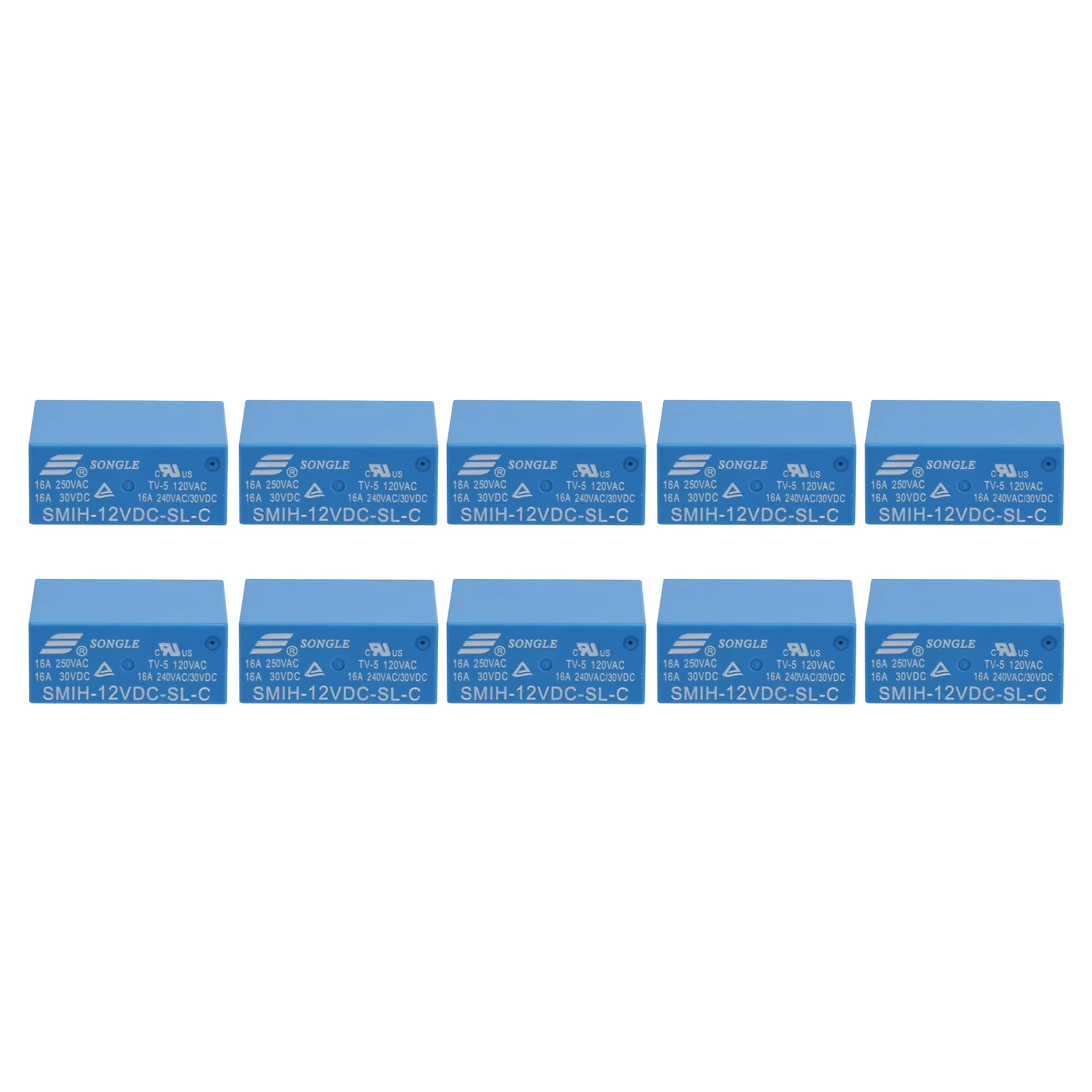 10 шт./лот силовые реле SMIH-12VDC-SL-C 12 В 16 А 8 контактов набор преобразований