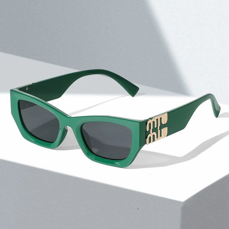 Солнцезащитные очки кошачий глаз UV400 для мужчин и женщин небольшие роскошные