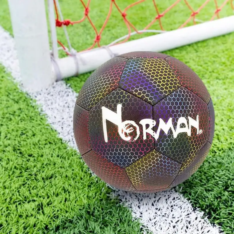 

Night Glow In The Dark Footballs Reflective Soccer Ball For Student Teenagers Team Training Luminous Balls Sports Game Equipment