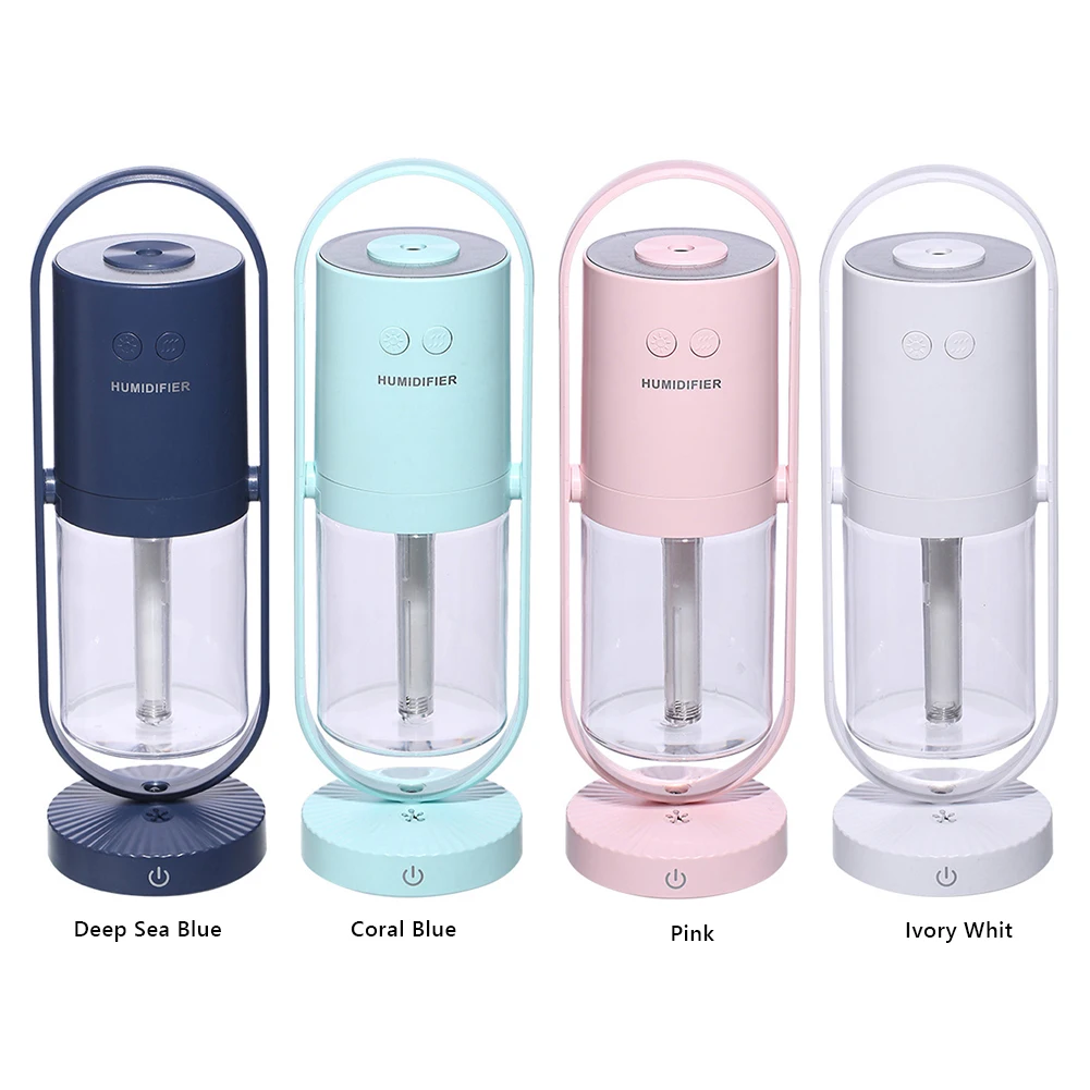 

Mini Air Humidifier Electric Aromatherapy Oil Diffuser USB Cold Mist Sprayer Air Purifier with Color Night Light Family Car