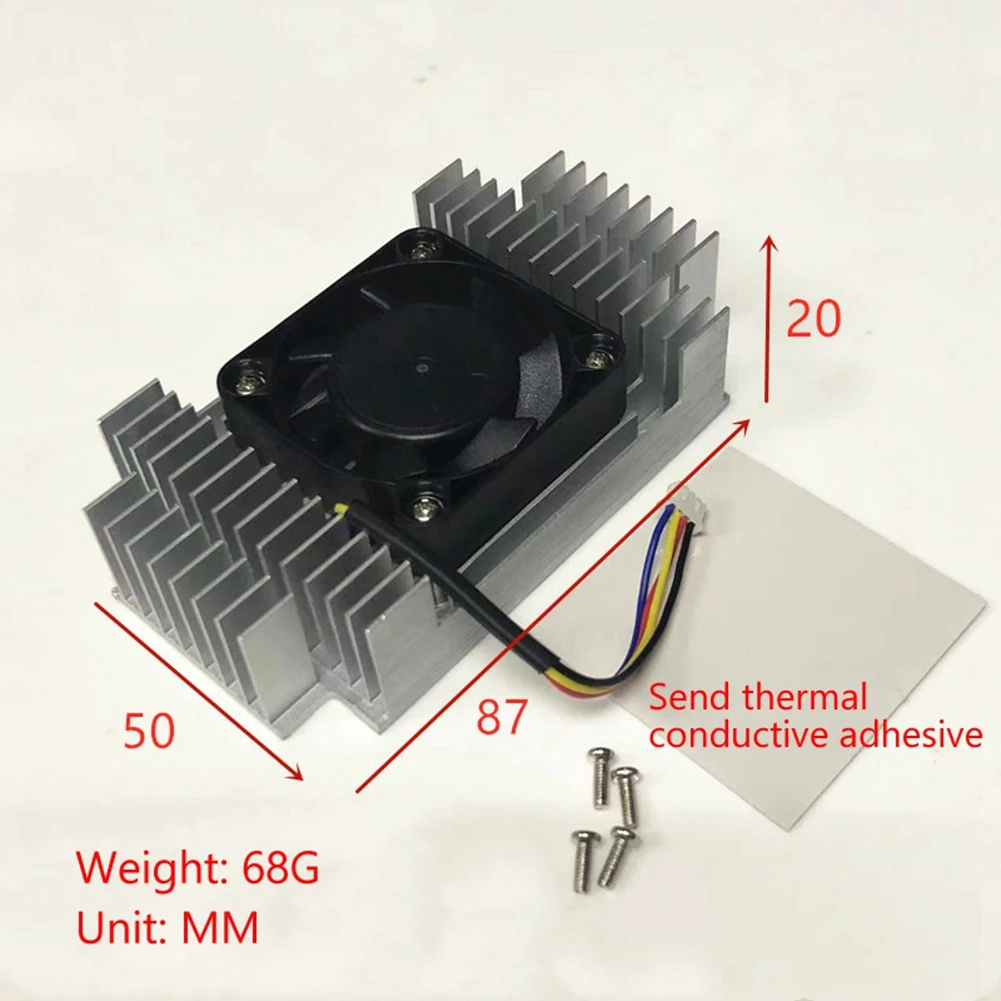 Фото Вентилятор охлаждения A17G для платы разработки Jetson TX2/AGX Xavier/Nano/NX, аксессуар, вентилятор-радиатор B №3