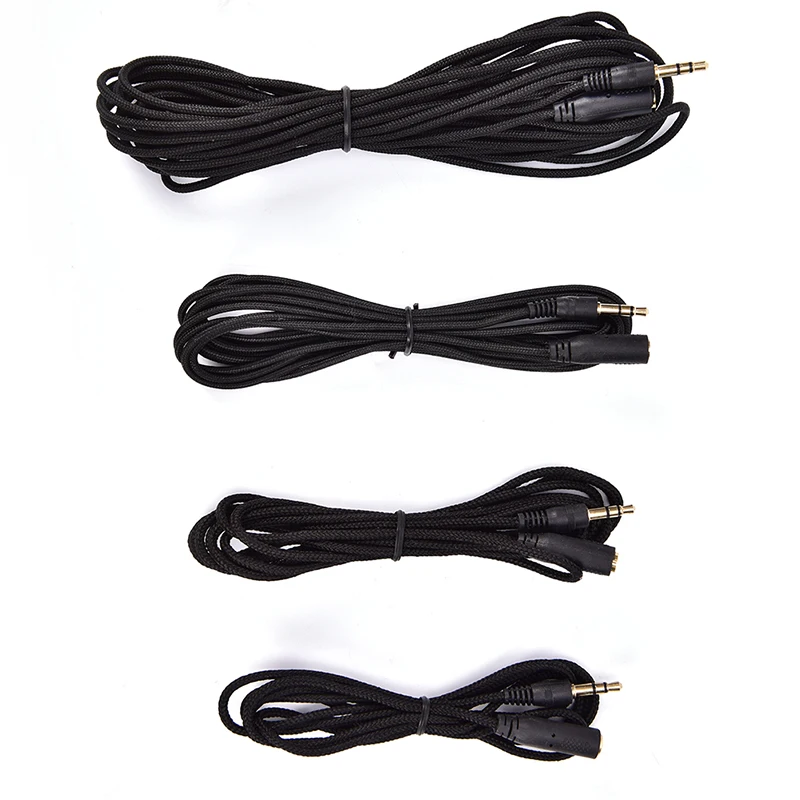 

1.5M 2M 3M 5M Headphone Extension Cable 3.5 Mm Jack M / F Extension Cable For MP3 PC MP4 MP5 Headphone Extension Cables