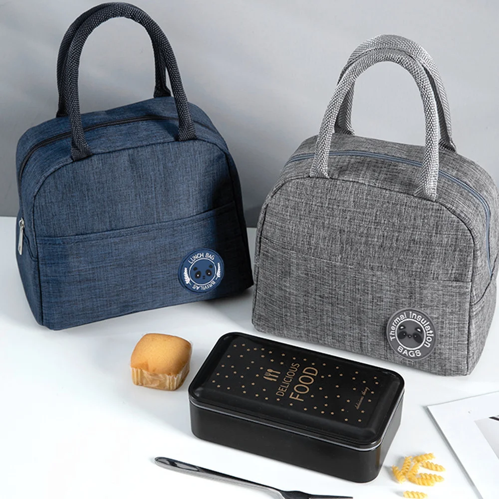 

Lunch Bags for Women Portable Handbags Ice Cooler Picnic Bags Children School Food Storage Bag Insulated Thermal Lunch Box Pouch