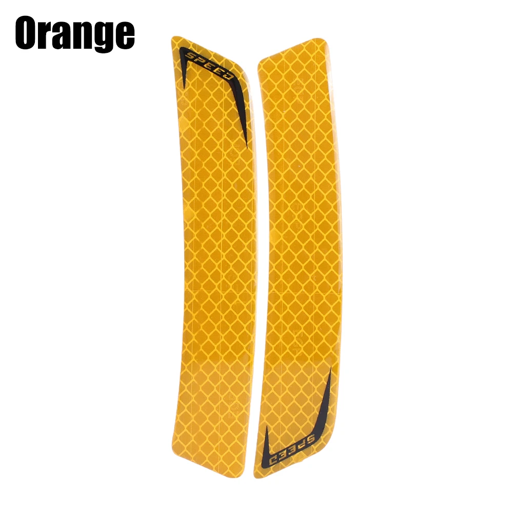 

2 шт., автомобильные колесные арки, полосы для предотвращения столкновений, ночные светоотражающие декоративные наклейки для автомобиля, внешние аксессуары, наклейки