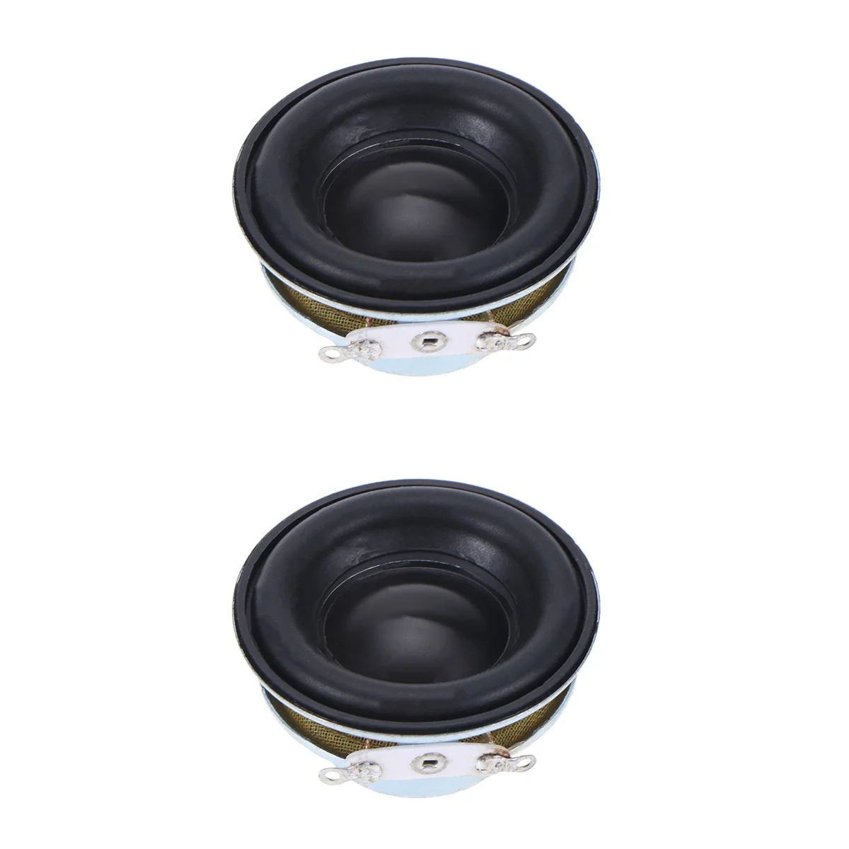

2 Pcs 40MM Full Range Speakers 4 Ohm 5W Enthusiast DIY Flat Arc Rubber Neodymium Magnet HiFi Speaker