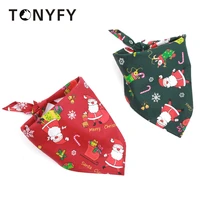 pet triangle scarf christmas scarf washable cloth saliva towel pet hat cat dog puppy kitten triangle kerchief pet supplies