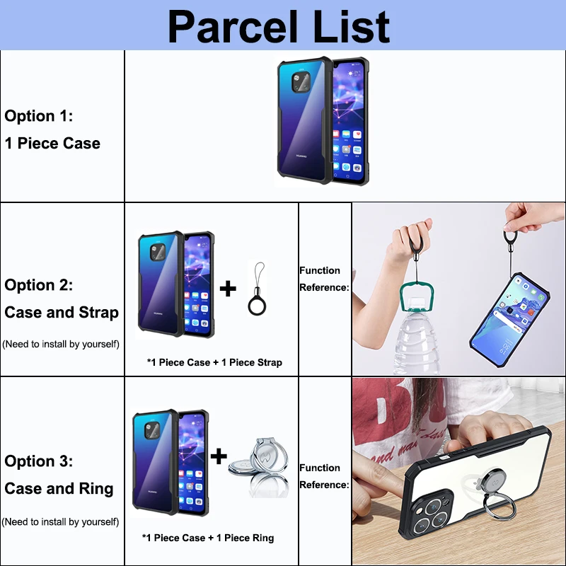 Противоударный чехол для Huawei Mate 20 Pro XUNDD Mate20 защитная подушка безопасности