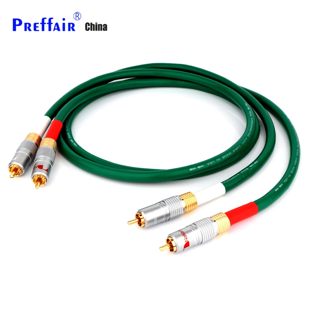 

Hifi audio Mclntosh 2328 Pure Copper RCA Audio cable RCA interconnect cable with Nakamichi RCA plug for amplifier CD DVD player