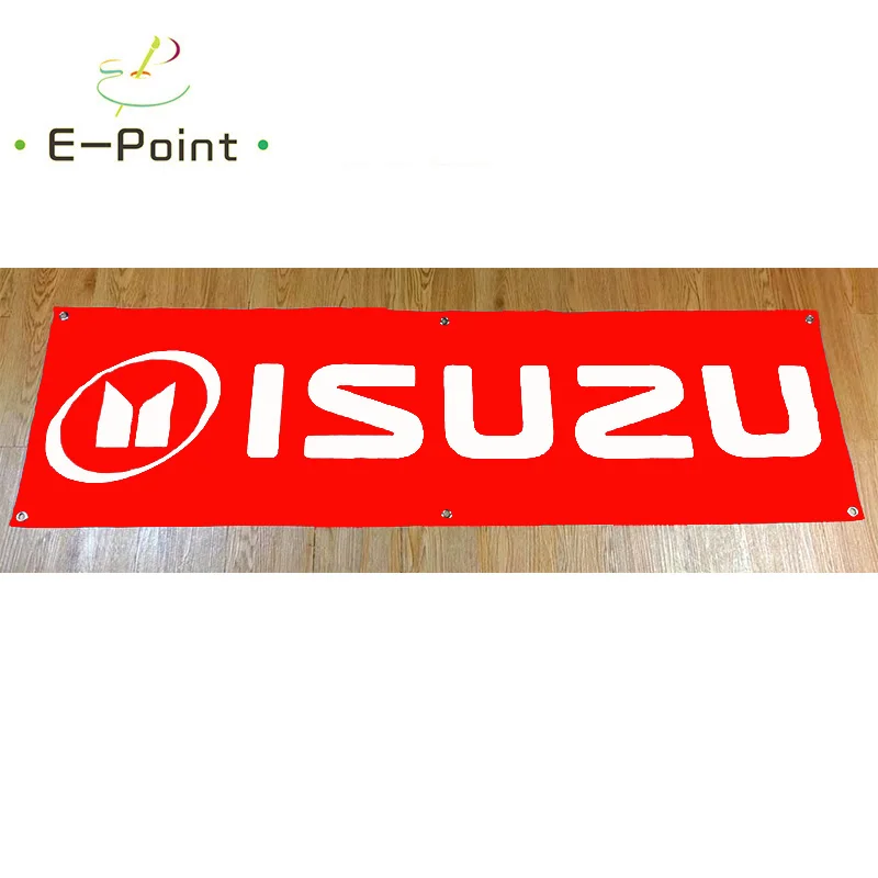 130GSM 150D Material Japan Isuzu Car Banner 1.5ft*5ft (45*150cm) Size for Home Flag Indoor Outdoor Decor yhx225