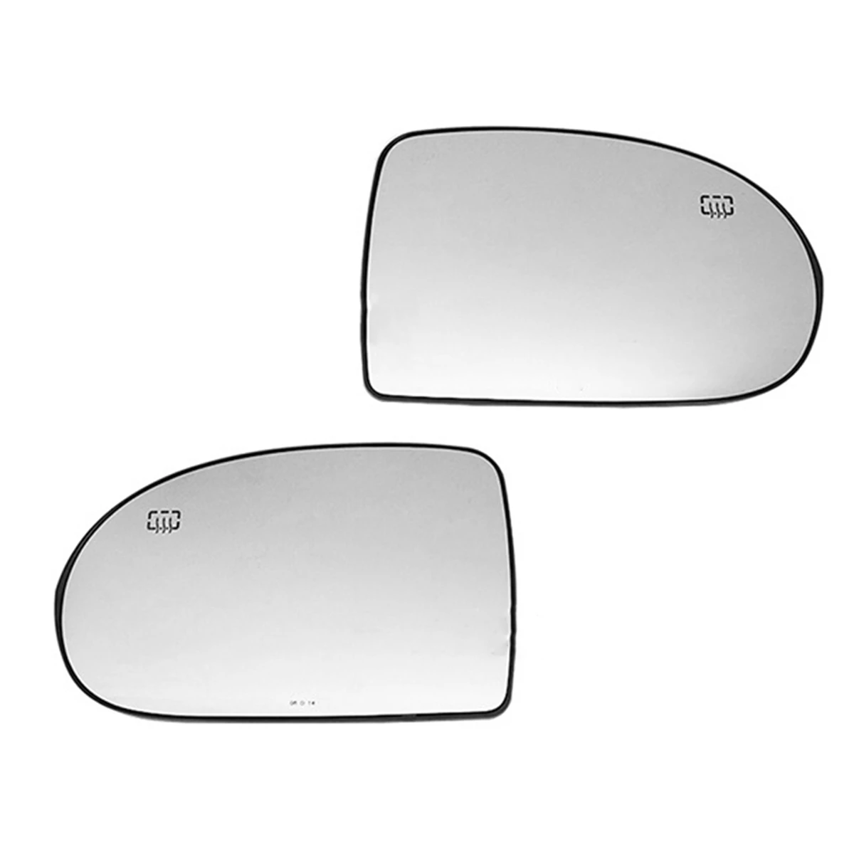 

2 шт. боковое зеркало для двери с подложкой для JEEP Compass 2007 - 2017 левое и правое стекло