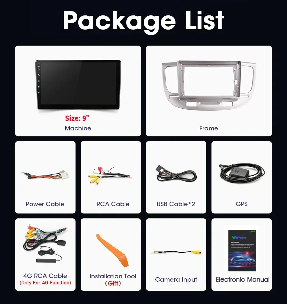 НОВЫЙ Android 14 Kia RIO 2 RIO2 2005-2011 Автомобильный радиоприемник Мультимедиа 4G GPS-навигация