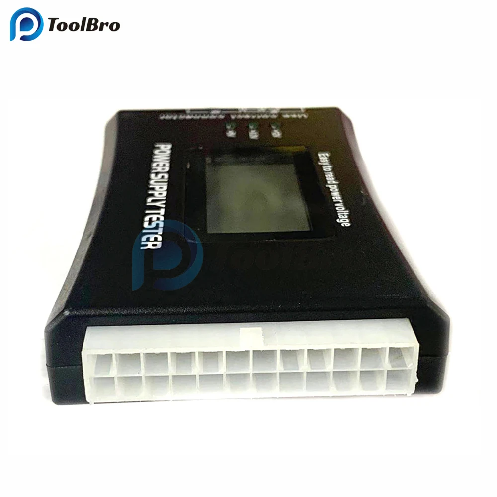 ПК Компьютер ЖК Цифровой 4 6 8 20 24-контактный тестер источника питания Вольтметр