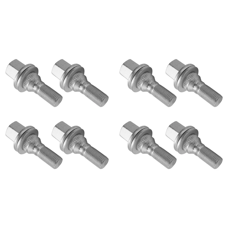 

8Pcs 17Mm Car Wheel Nuts Bolts Flat Seat For PEUGEOT 206 308 3008 207 CC SW 508 Citroen C5 C4L 540567