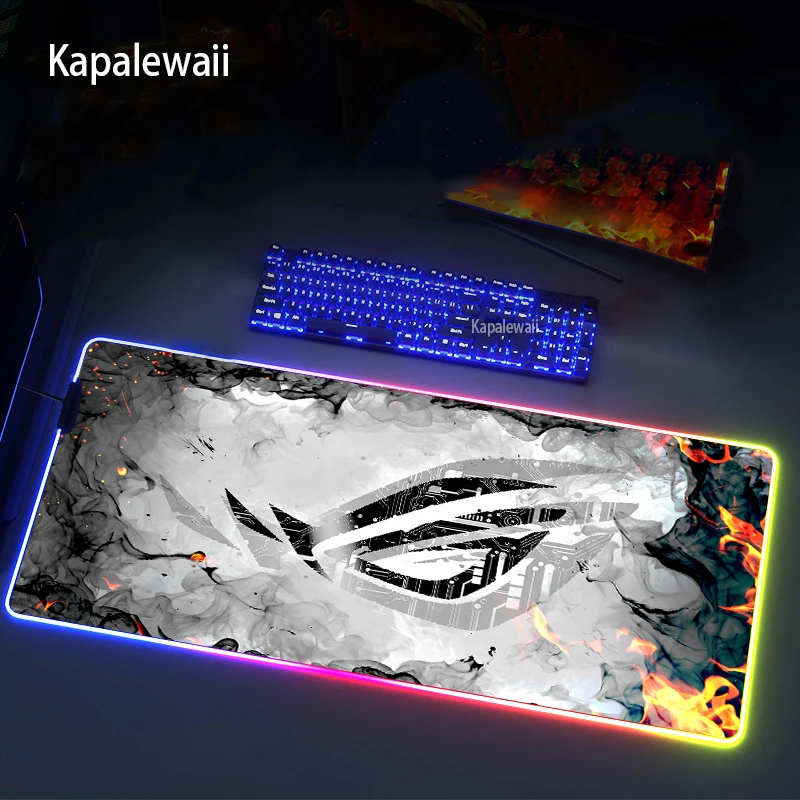 

ASUS RGB Mousepad Mat For Mouse Gamer Gaming Mouse Pad 900x400mm Large Computer Keyboard Mouse Mat Desk Mats For PC Deskpad