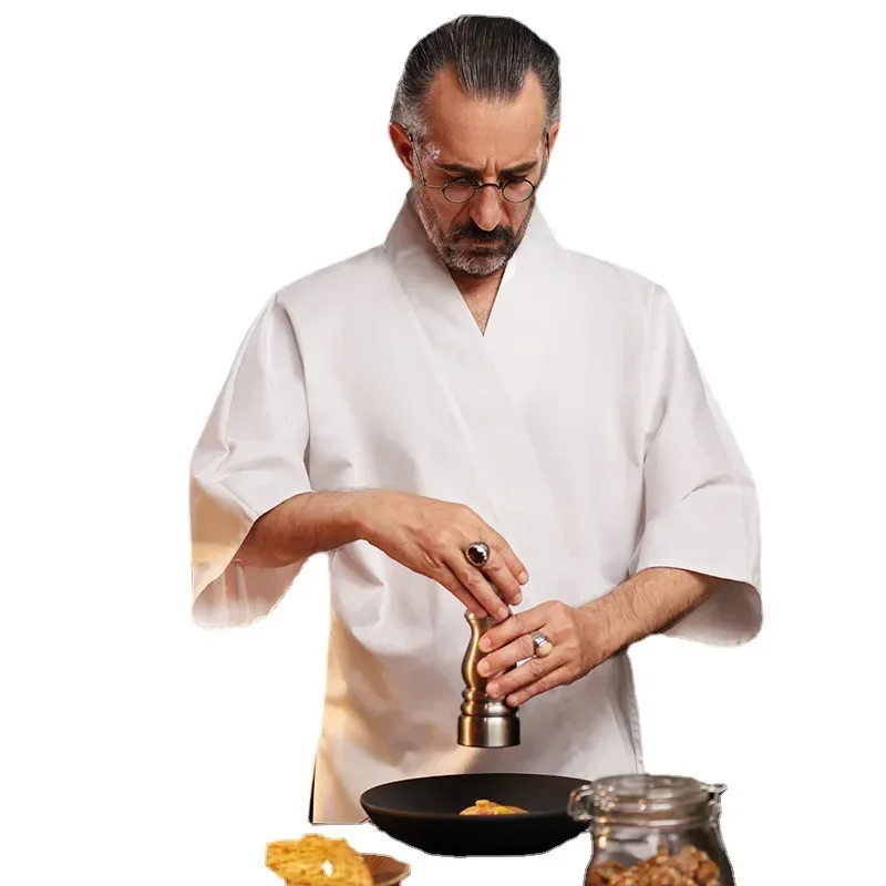 Кимоно Куртка Шеф-повара Для Чайной Церемонии Официанта Корейский Японский