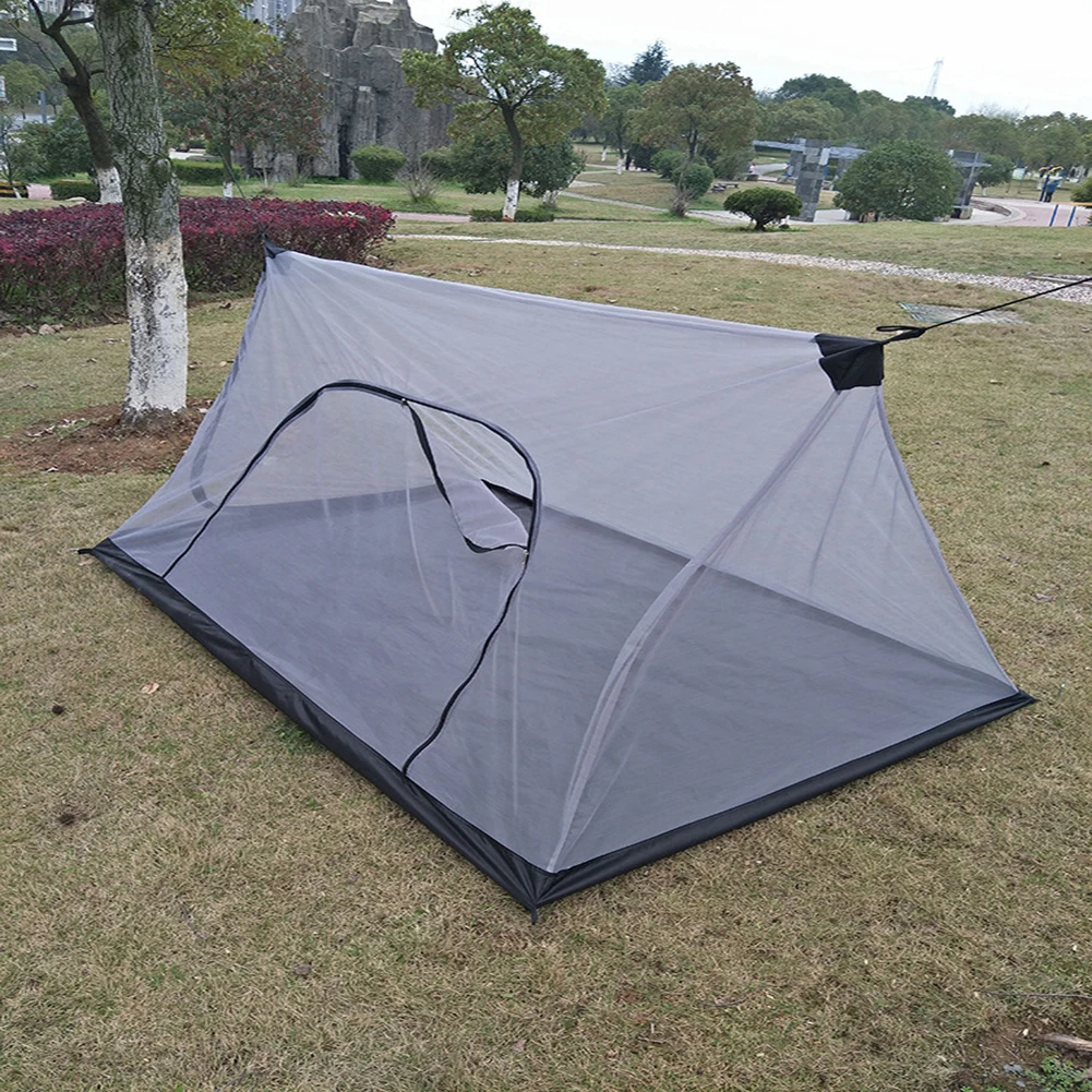 

Camping Mesh Tent Ultralight Insect Repellent Net Inner Tents Shield For Garden Outdoor Tent Accessories Double Side Zippers