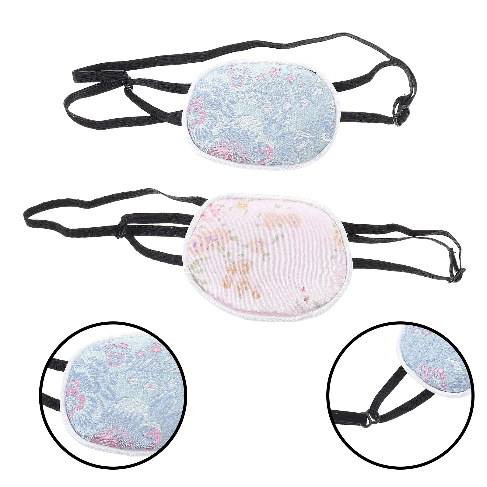 

2pcs Pirate Cosplay Props Lazy Eye Patches Lazy Eye Cover Pirate Patch Kids Single Eye Pad