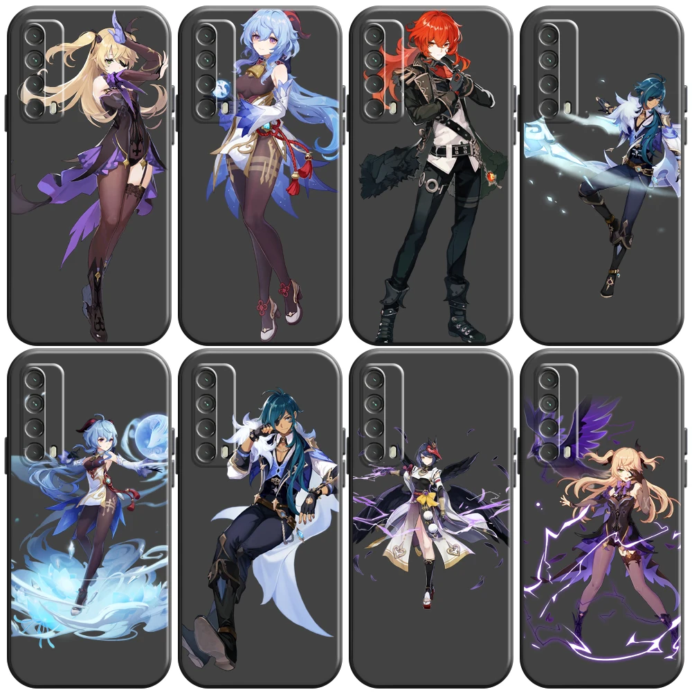 

Genshin Impact Project Game Phone Case For Huawei Honor 10 V10 10i 20 V20 20i 10 20 Lite 30S 30 Lite Pro Back Carcasa