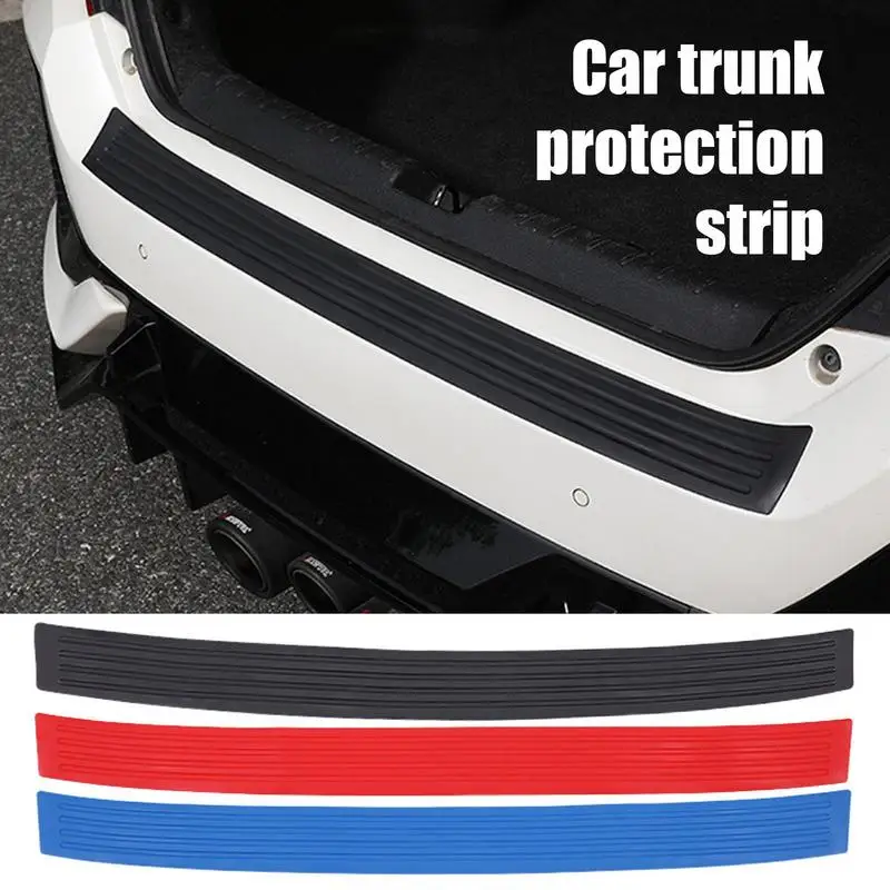 

Universal Anti scratch Car Trunk Door Sill Plate Protector Rear Bumper Guard Rubber Mouldings Pad Trim Cover Strip Car Door