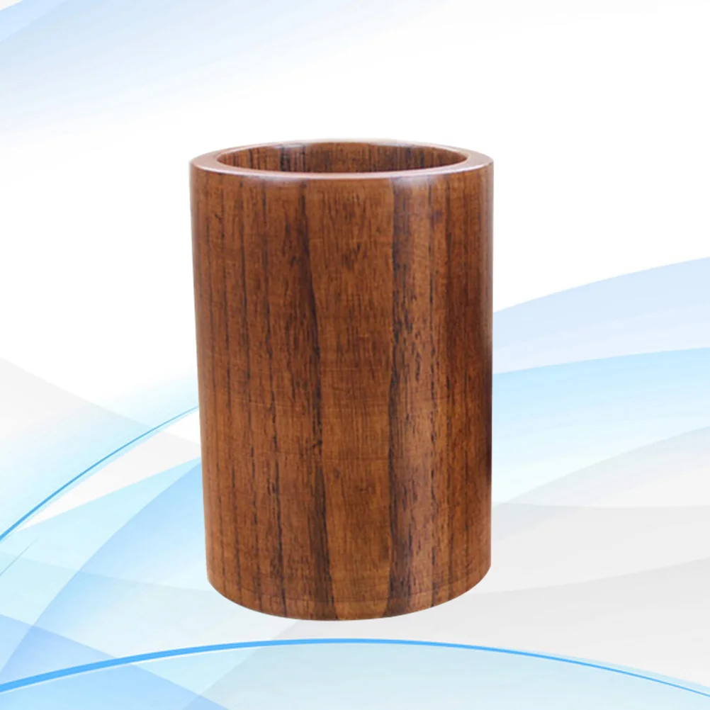 Экологичный Деревянный Держатель для посуды круглый органайзер палочек еды