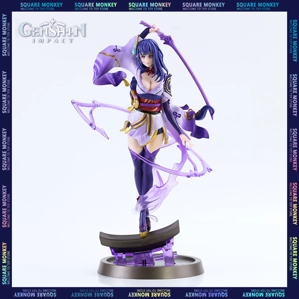 

26cm Genshin Impact Beelzebul Anime Action Figure Raiden Shogun Figurine Statue Collectible Model Doll Room Decoration Toys Gift