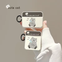 mirror cartoon cat suitable for apple airpods12 bluetooth headset protective sleeve pro new 3rd generation soft silicone shell
