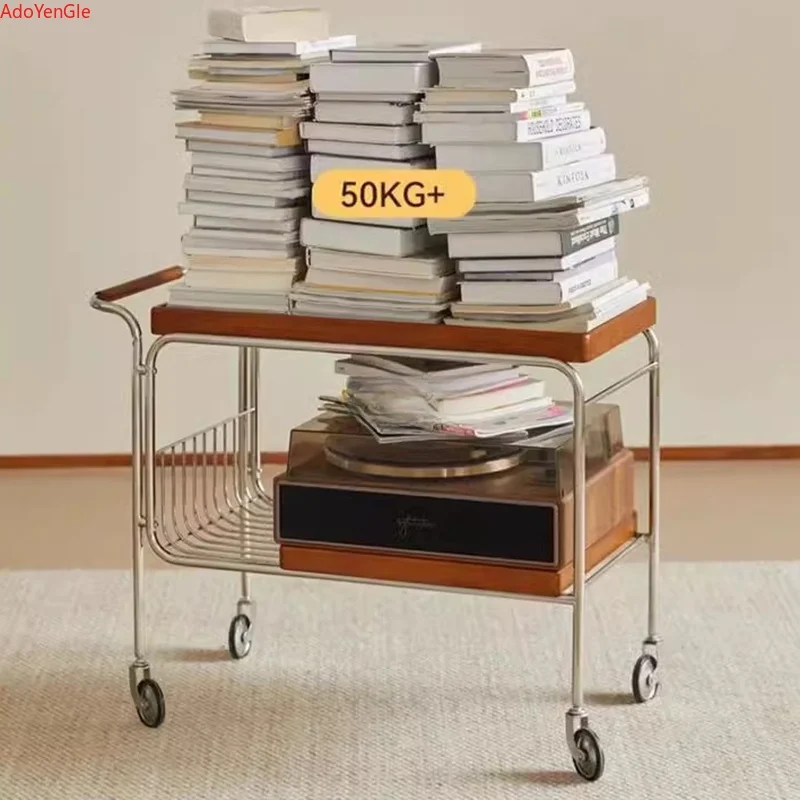 Универсальные тележки для отелей Мобильная тележка на колесиках гостиной пряный