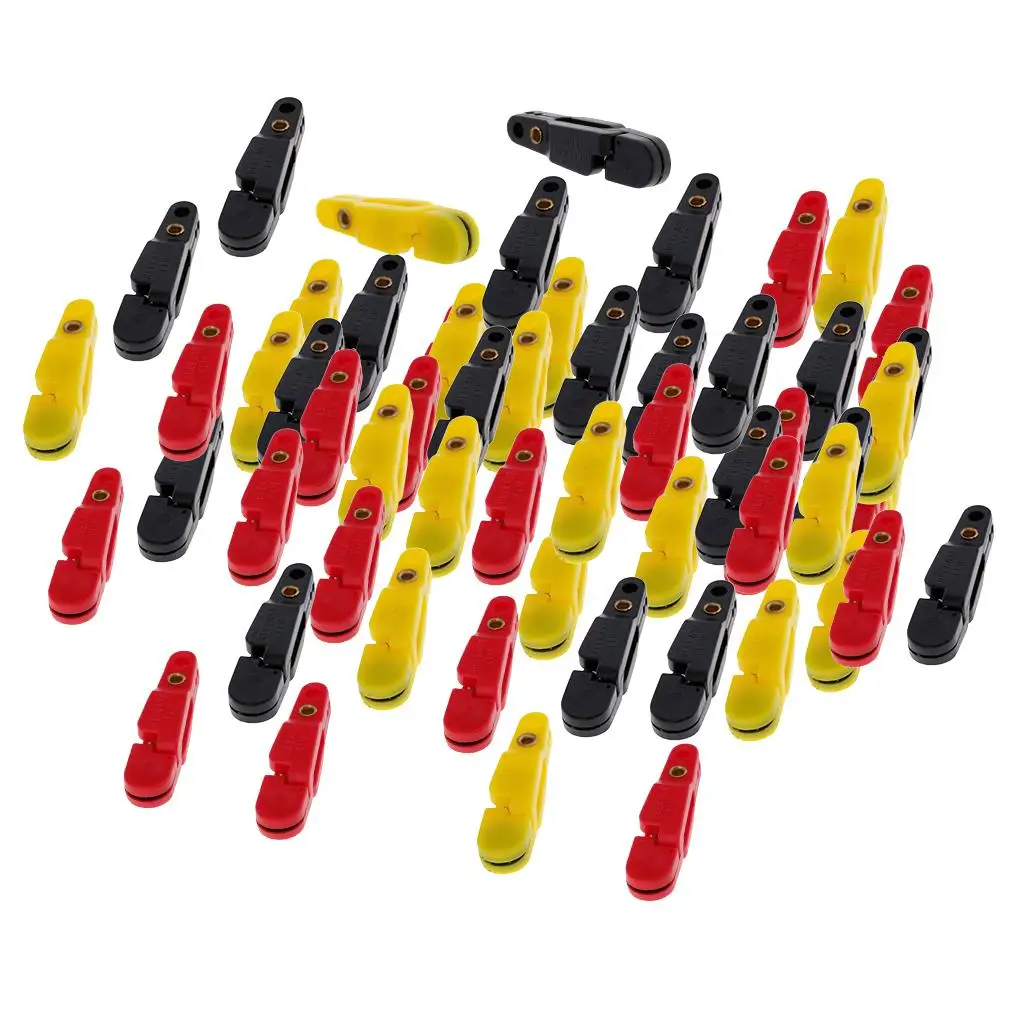60Piece Snap Weight Line Leader Release Clip Fishing Tools Accessories Boat Kayak for Fishing Lovers