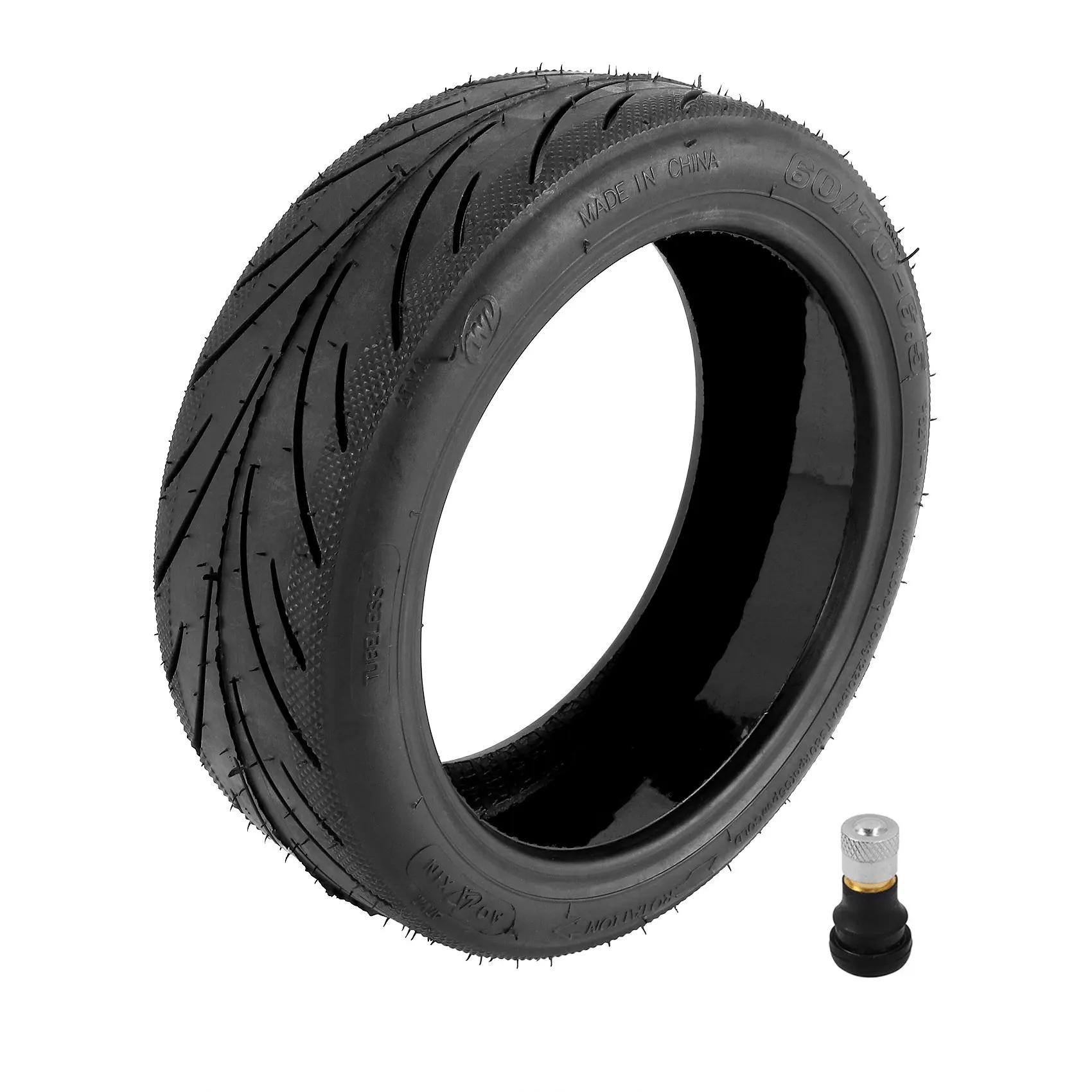 

No Inflation Explode Proof Tire Compatible for Ninebot Max G30 Black