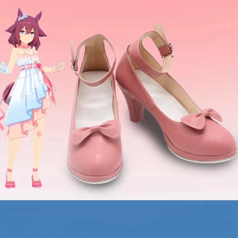 Фото Обувь для косплея по мотивам аниме Pretty Sakura Chiyono O, изготовленная на заказ, ботинки, реквизит для Хэллоуина и карнавала №1