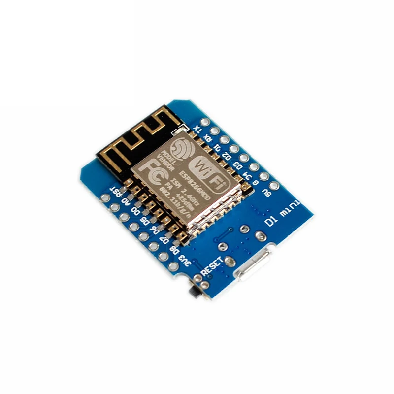 ESP8266 ESP-12 ESP-12F CH340G CH340 V2 Usb Wemos D1 Мини Wi-Fi Макетная плата Mini Nodemcu Lua Iot Board 3 В Met Pins