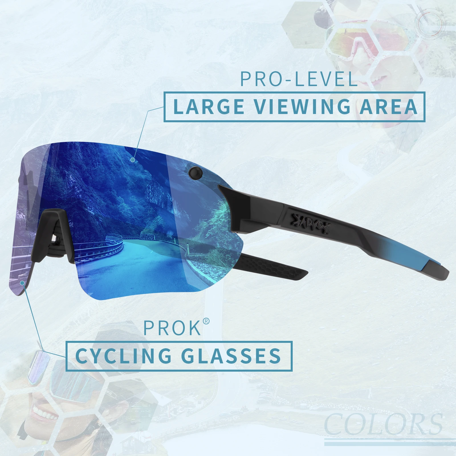 

Kapvoe Sports Eyewear Man Photochromatic Hiking Climbing Sunglasses Woman Hiking Cycling Glasses UV400 Snowboard Goggles