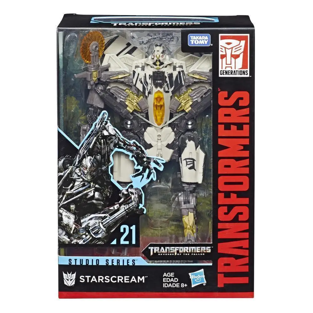 Оригинальные игрушки-трансформеры Takara Tomy Hasbro StudioSeries SS21 starcry, оригинальные детские фигурки-трансформеры в коробке, игрушки