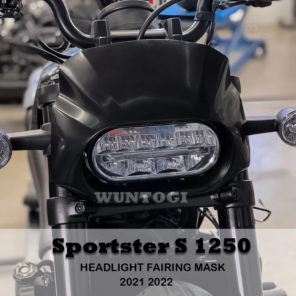 Motorcycle Fairing For Sportster S RH 1250 Front Mask Headlight Fairing Cover RH1250 2021-2022 Head Light Mask Headlight Fairing