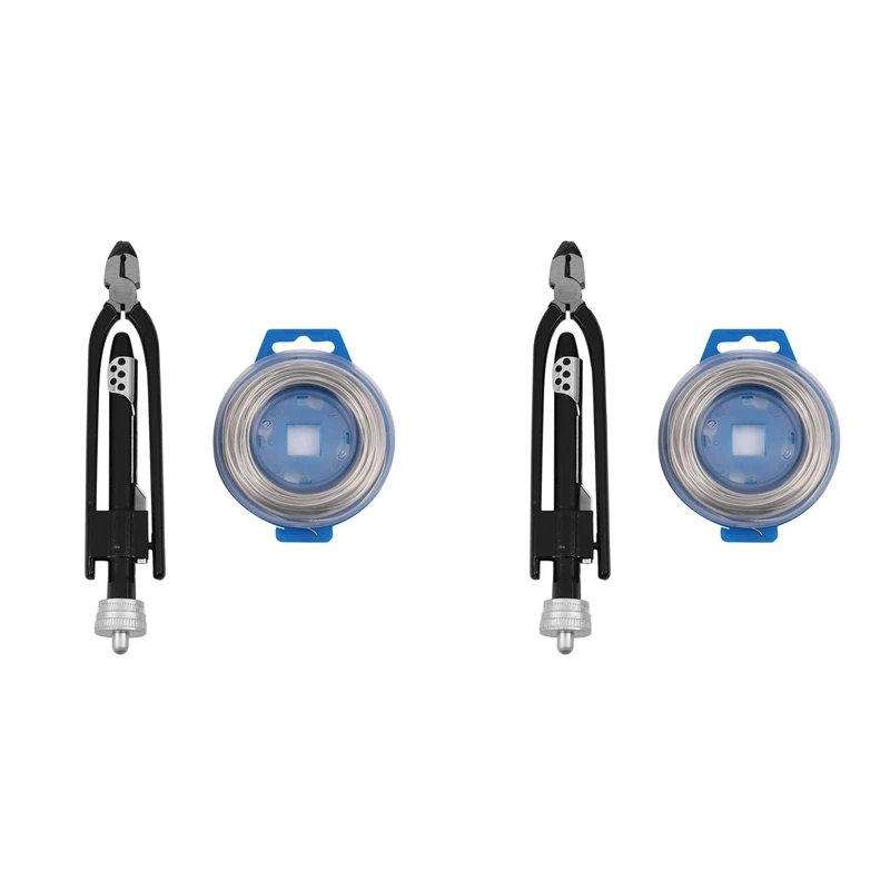 

AFBC 2X 6 Inch Aircraft Safety Wire Twisting Pliers Set Lock Twist Twister Tool / 15M Roll 0.7Mm Safety Lock Wire