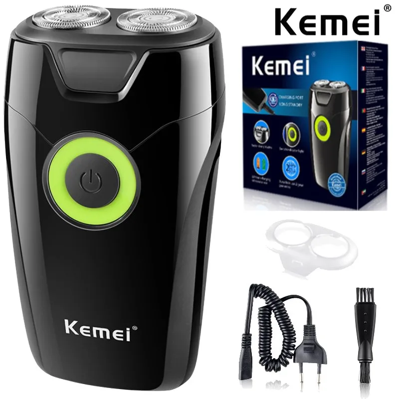 Without Cord 220 Volt Kamei Kimi Kmei Kernel Keimei Men's Beard Shaving Machine Eu Plug 220v
