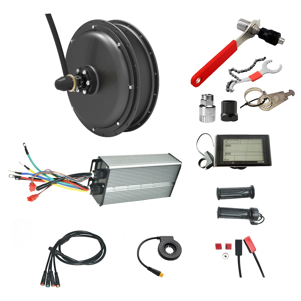 5000 Вт хаб-мотор электрический велосипед 72 В 96 В 50H 190 мм отсек Ebike безщеточный безшумный для горного электровелосипеда.