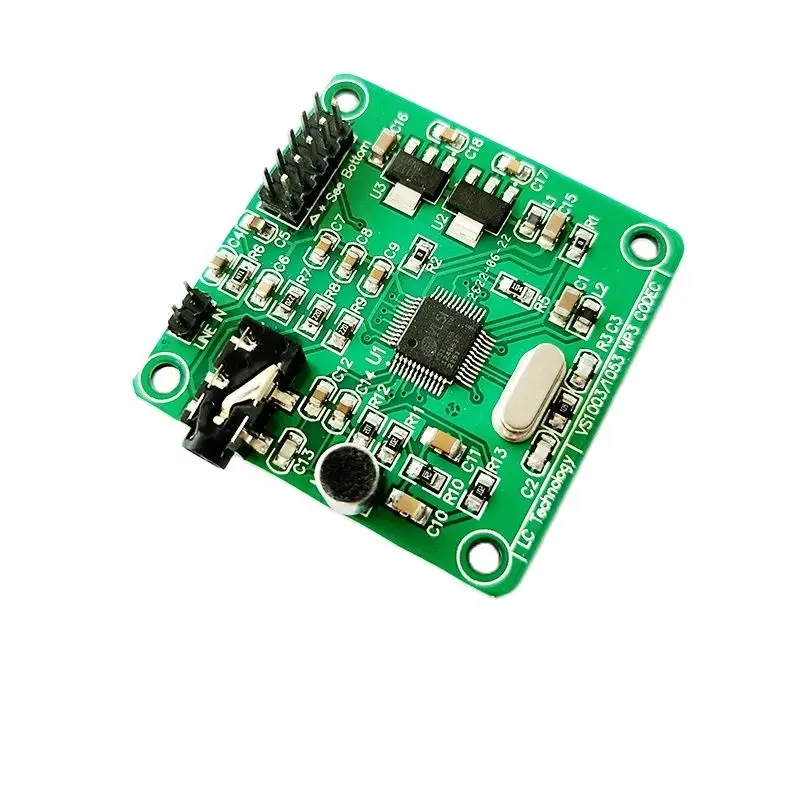 Модуль VS1053 плата разработки MP3 модуля (встроенная функция записи)