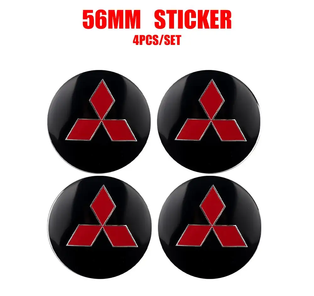 

56/60 мм колпаки центральной ступицы колес автомобиля, значок, наклейка, аксессуары для Mitsubishi Asx Lancer V73 Triton Galan Colt Evolution Evo