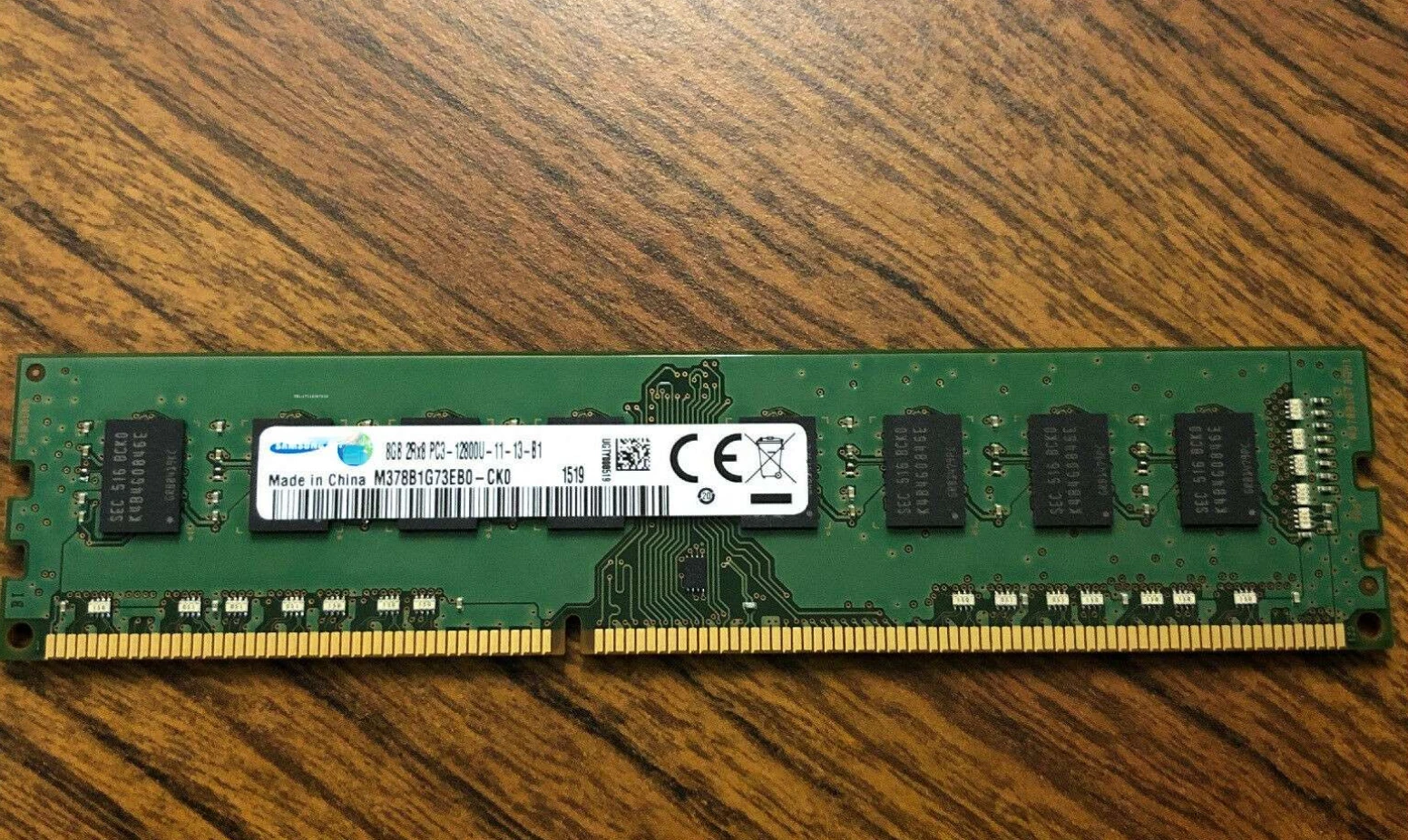 

RAM for Samsung M378B1G73EB0-CK0 Desktop Memory 8G 2RX8 PC3-12800U 1600