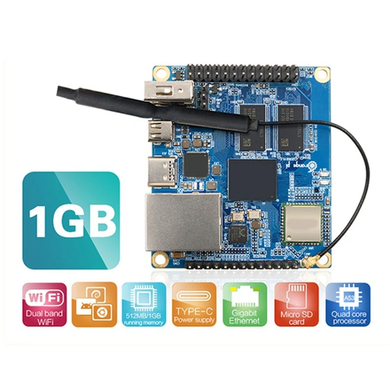 

For Orange Pi Zero2 H616 1GB DDR3 RAM Development Board+Case+Video Cable+32GB SD Card+Card Reader+Power Adapter
