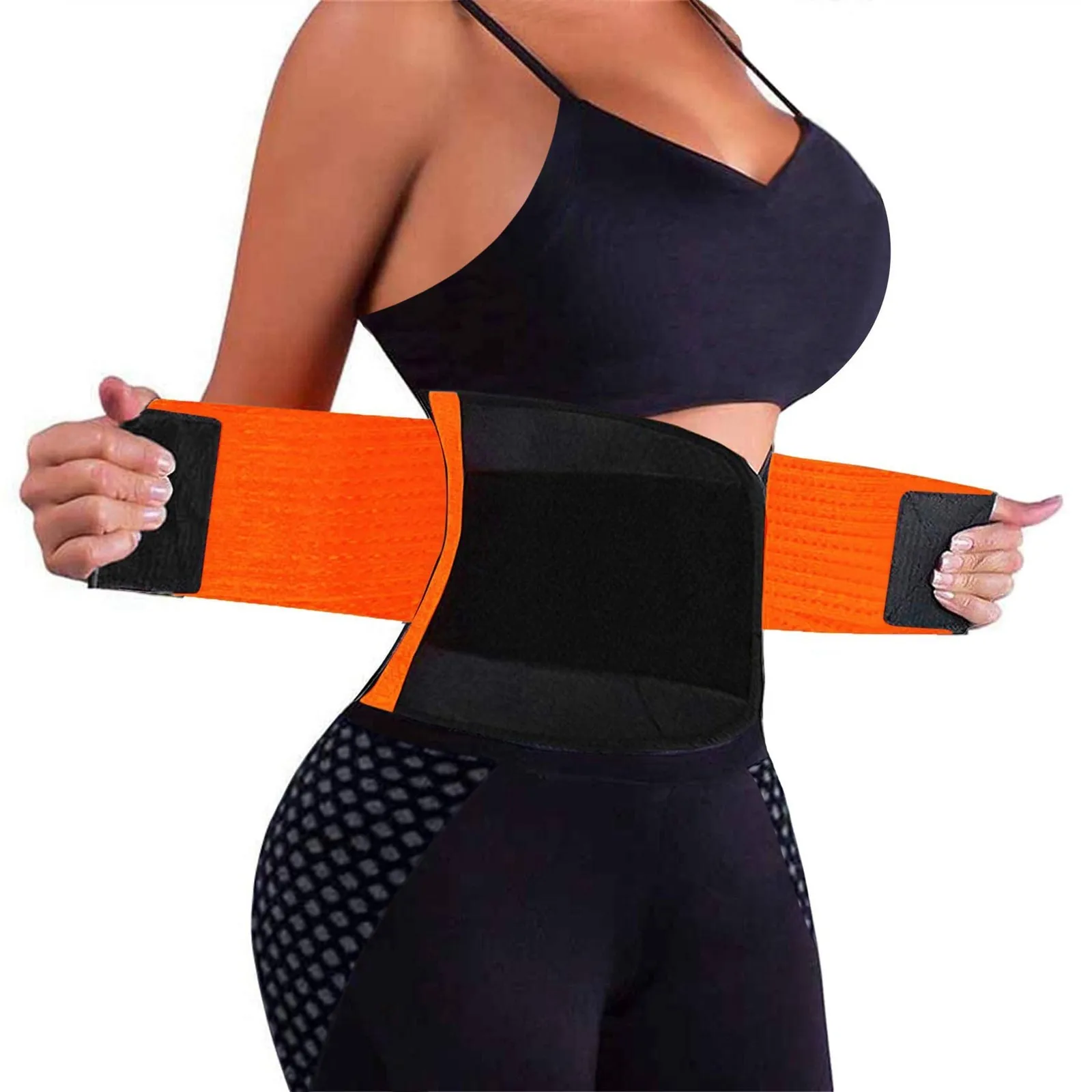 

Double Belt Waist Cincher Trainer Slimming Faja Body Shaper Latex Corset Adjustable Shapewear Flat Belly Postpartum Wrap