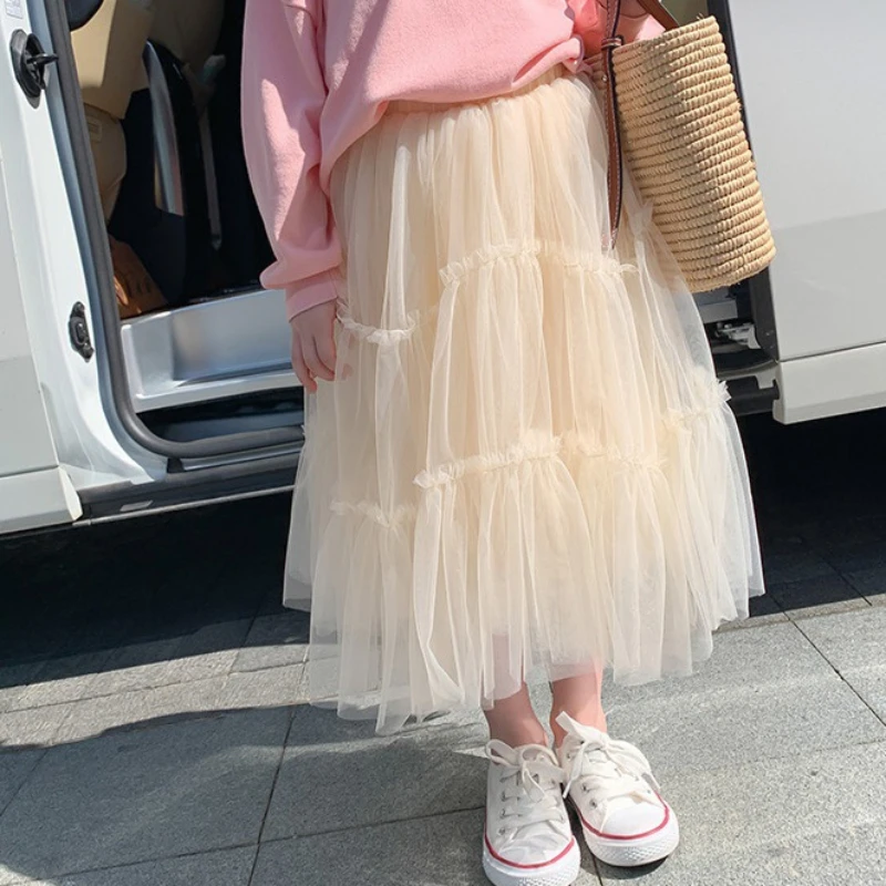 Сетчатая детская юбка-пачка