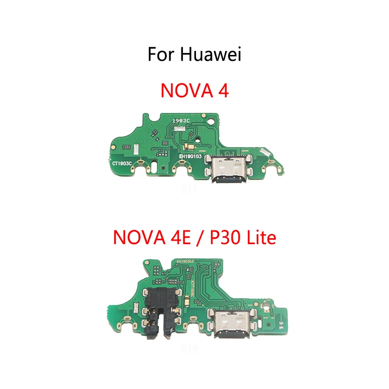 

Original USB Charge Dock Port Socket Jack Plug Connector Flex Cable For Huawei Nova 4 4E / P30 Lite Charging Board Module