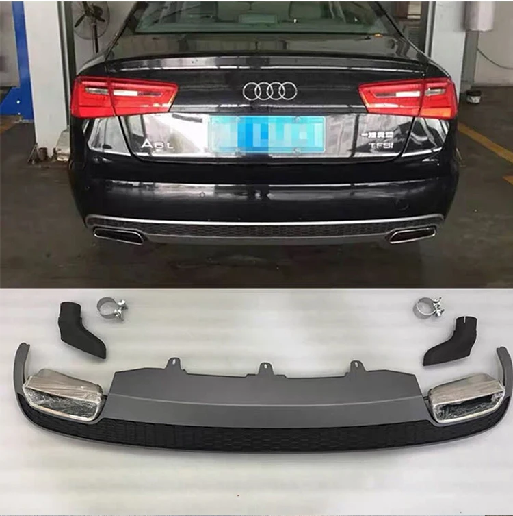 Оптовая продажа из Китая задний диффузор автозапчасти бампер A6 C7 нормальный
