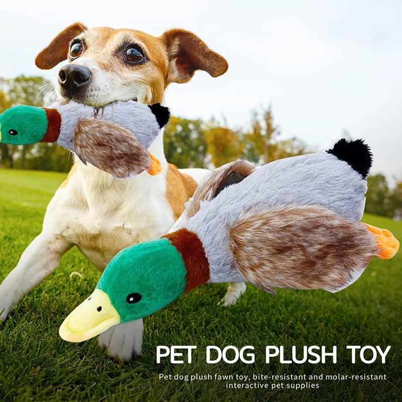 

Plush Pet Toy Stuffed Duck Dog Accessories With Squeaker Crinkle Rope Accesorios Para Perros Puppy Cat Brinquedos Juguetes Chien