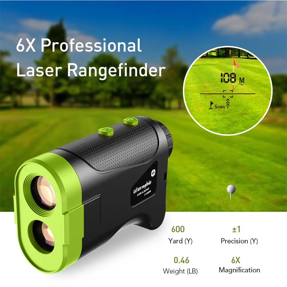 Golf Rangefinder 600m Outdoor Sports Distance Meter For Golf Sport Hunting Survey