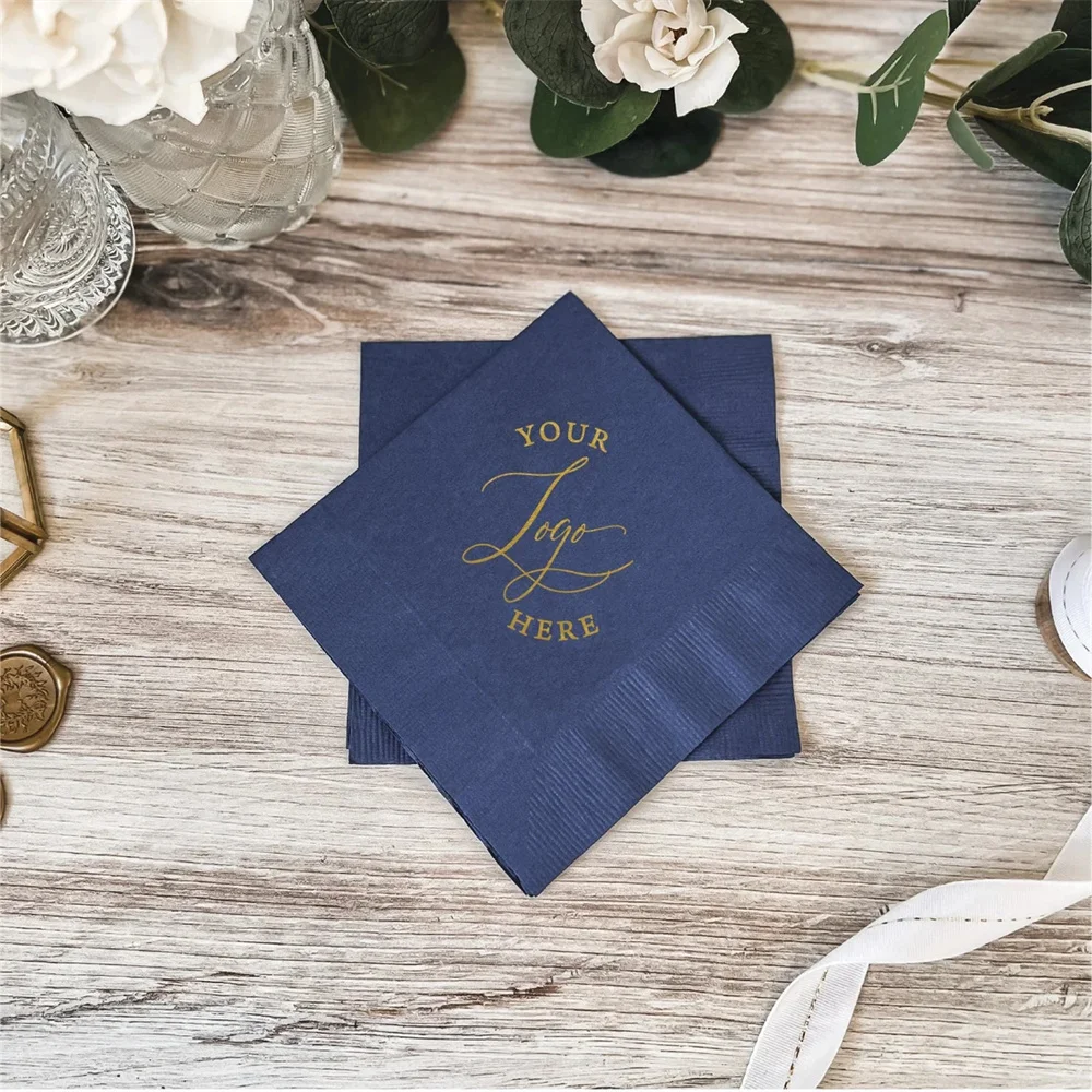50 шт. салфетки с корпоративным логотипом свадебным создайте свои собственные