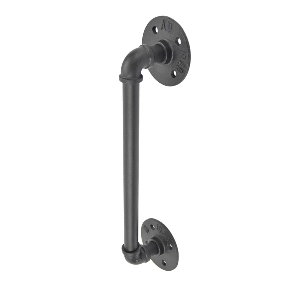 

Door Handle Barn Black Doorknobs Interior Kitchen Cabinet Handle Iron Pull Furniture Drawers Warehouse Gate