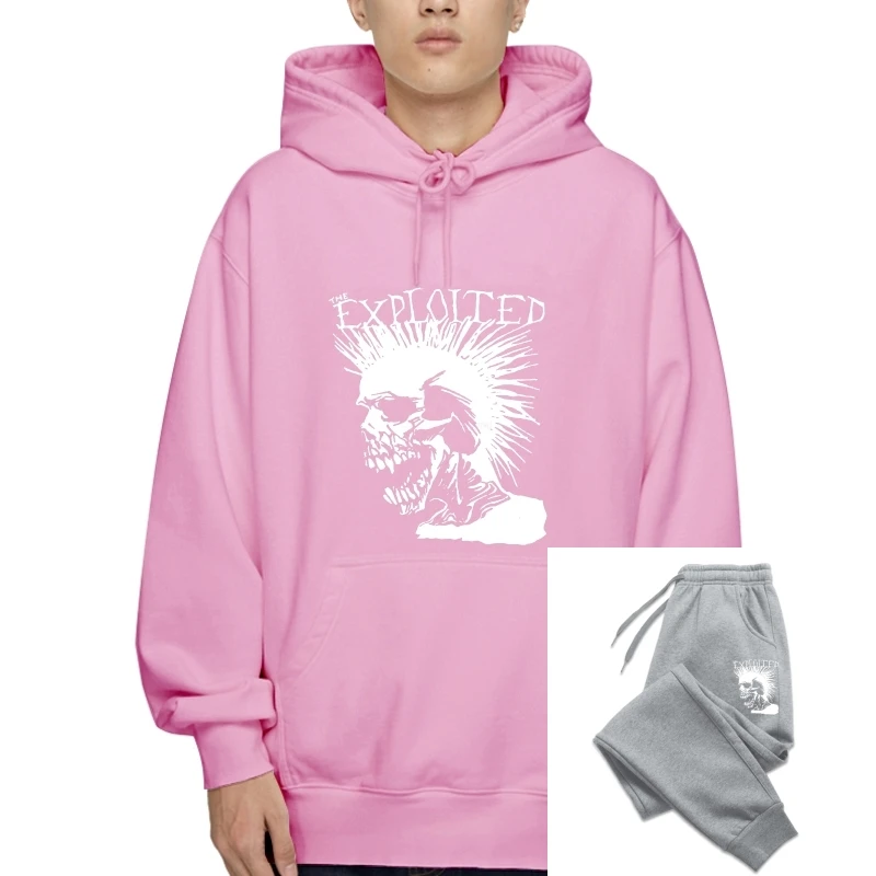 

Толстовка женская с капюшоном и принтом в стиле панк